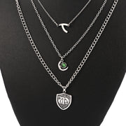 Multilayer Short Necklace – Layered Chain Choker for Everyday or Dressy Wear